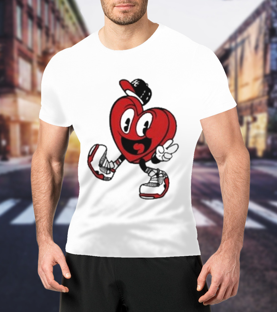 Hulvey Love Like That Heart Character Cartoon T-Shirt