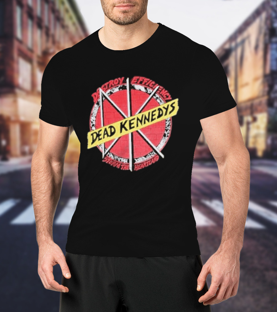 Dead Kennedys Destroy Efficiency Storm The Heartland T-Shirt