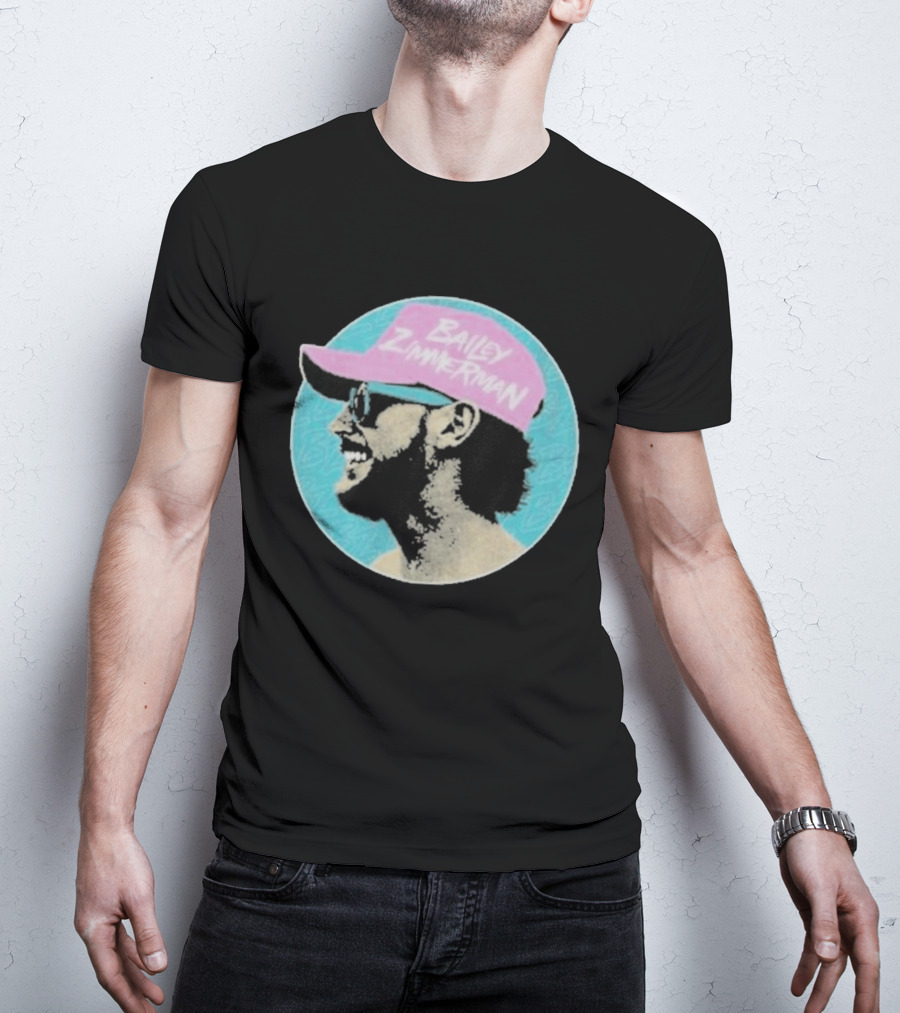 Bailey Zimmerman Circular Pink Hat Profile T-Shirt