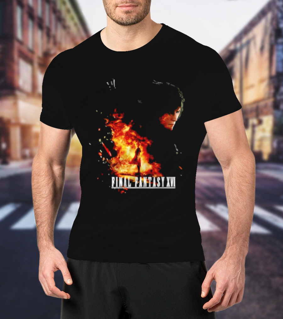 Ben Starr Final Fantasy XVI Fire Element T-Shirt
