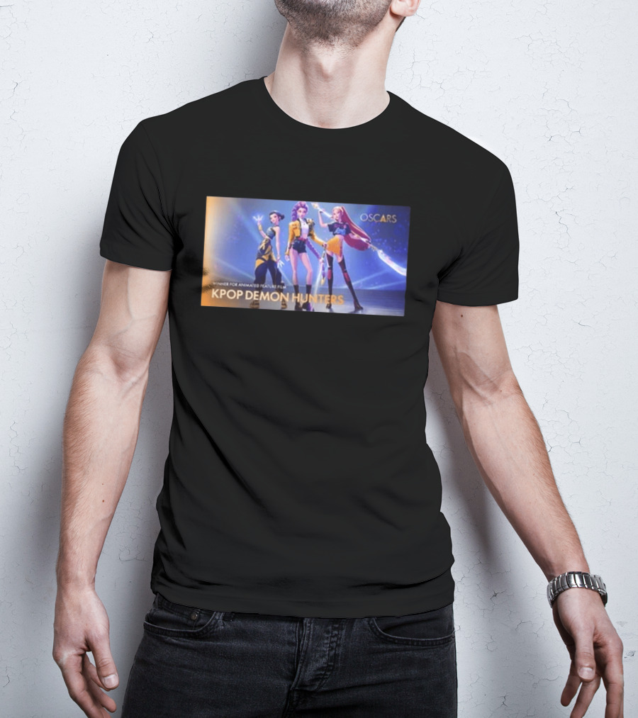 K Pop Demon Hunters Winner Oscar For Animated Feature Film Oscars T-Shirt