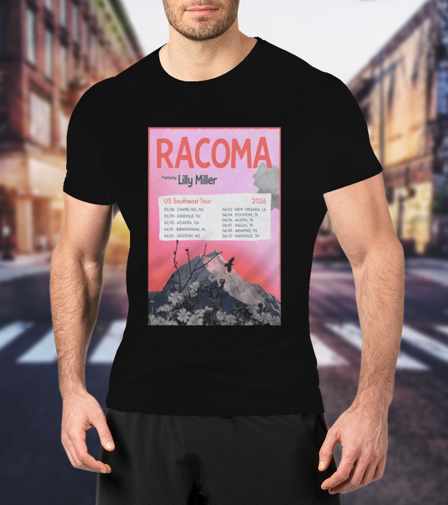 Racoma Ft Lilly Miller US Southeast Tour 2026 T-Shirt