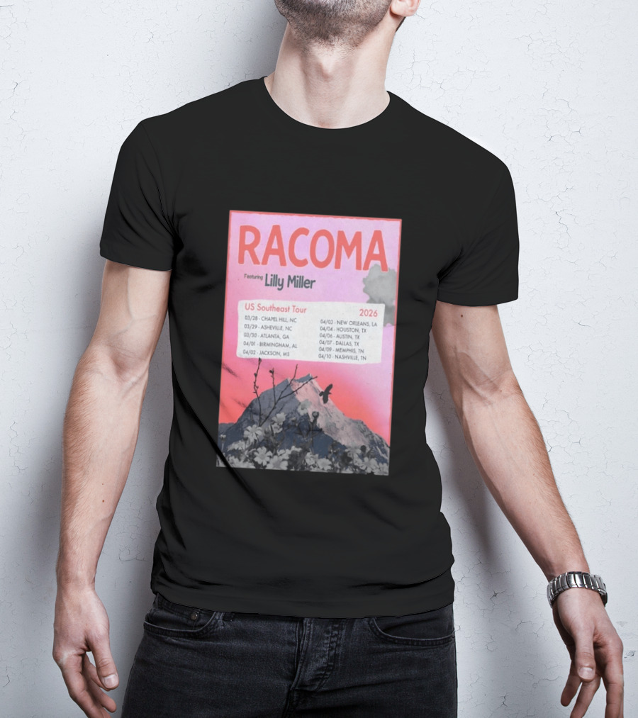 Racoma Ft Lilly Miller US Southeast Tour 2026 T-Shirt