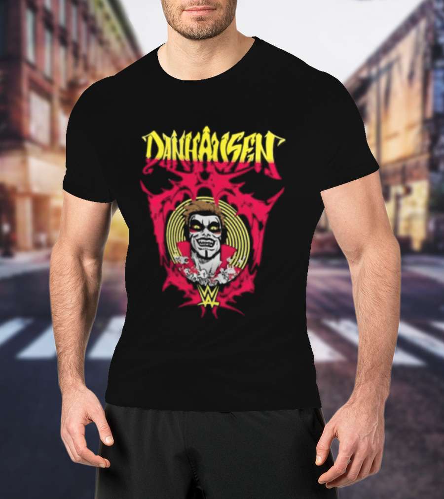 Danhausen You Are Cursed Vintage Face Art W T-Shirt