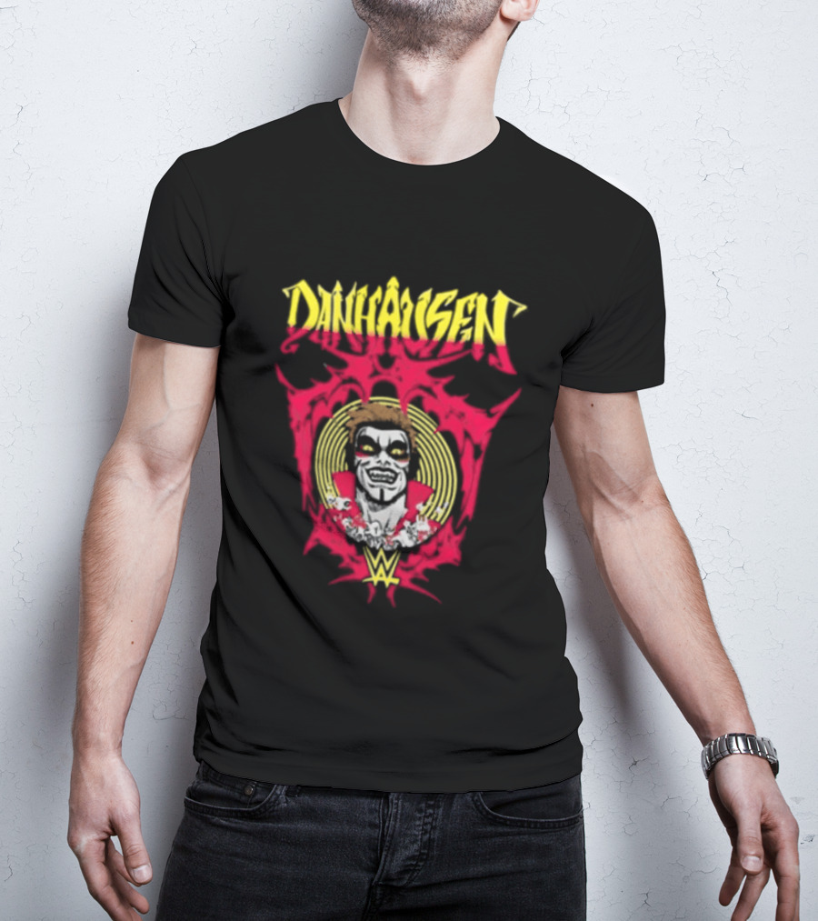 Danhausen You Are Cursed Vintage Face Art W T-Shirt
