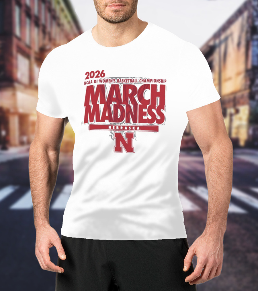 2026 Nebraska NCAA DI Women's Basketball March Madness Championship T-Shirt