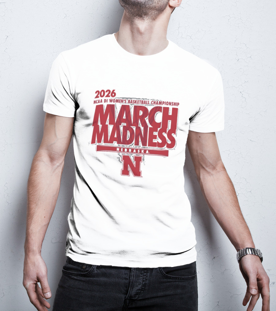 2026 Nebraska NCAA DI Women's Basketball March Madness Championship T-Shirt