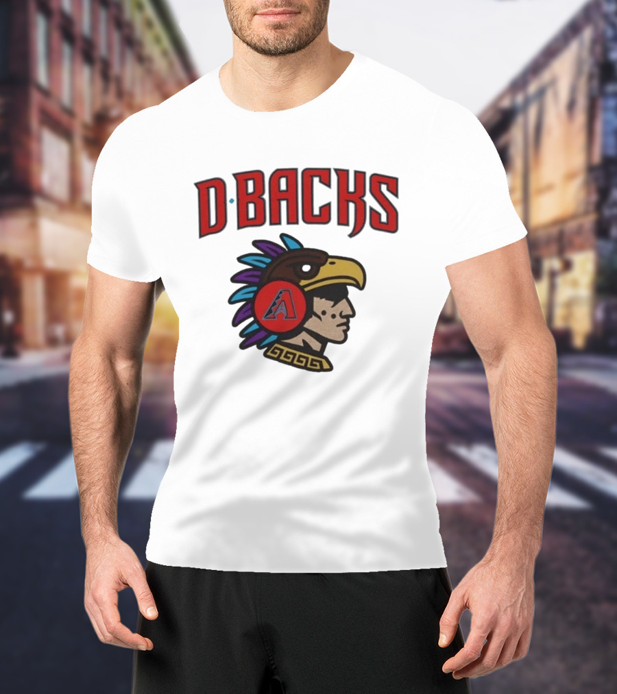 2026 D Backs World Tour Mexico City Series Aztec Baseball T-Shirt