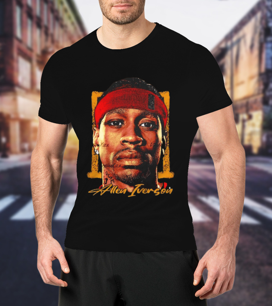 Allen Iverson Philadelphia 76ers Big Face NBA T-Shirt