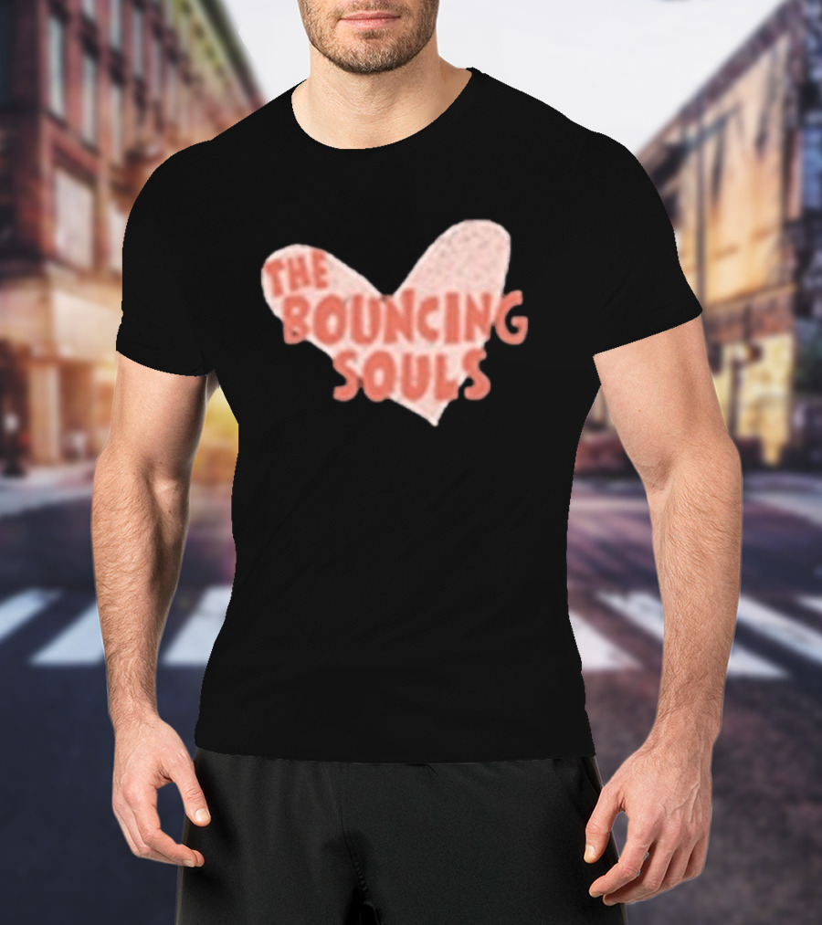 The Bouncing Souls Heart Shaped Hopeless Romantic T-Shirt