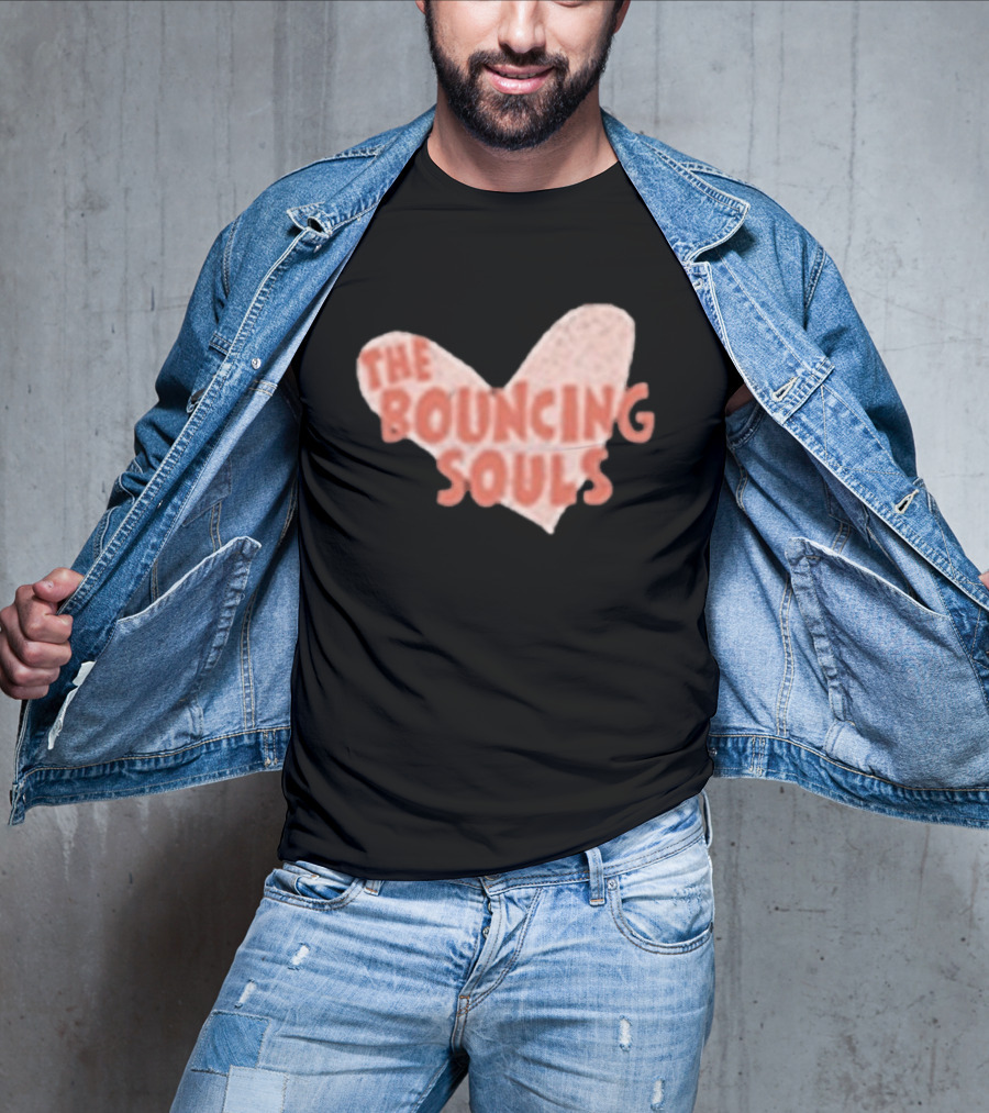 The Bouncing Souls Heart Shaped Hopeless Romantic T-Shirt