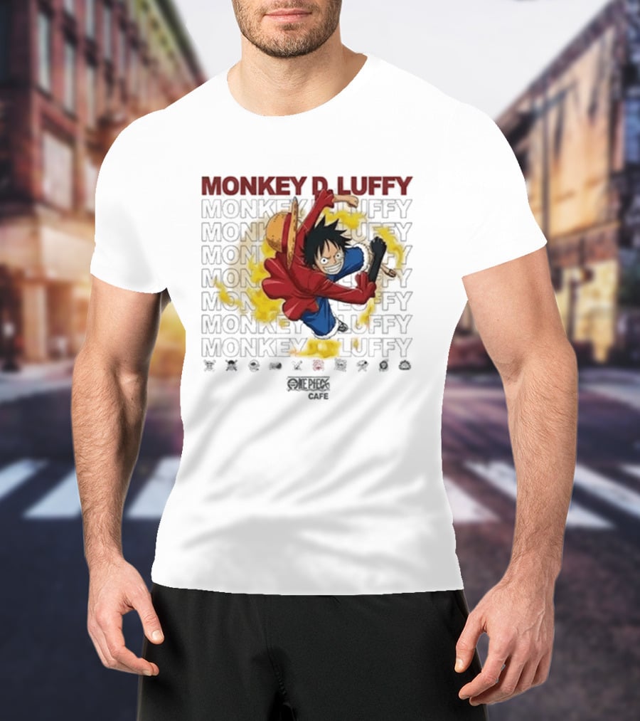 Popeyes Ishowspeed One Piece Monkey D. Luffy 2026 T-Shirt