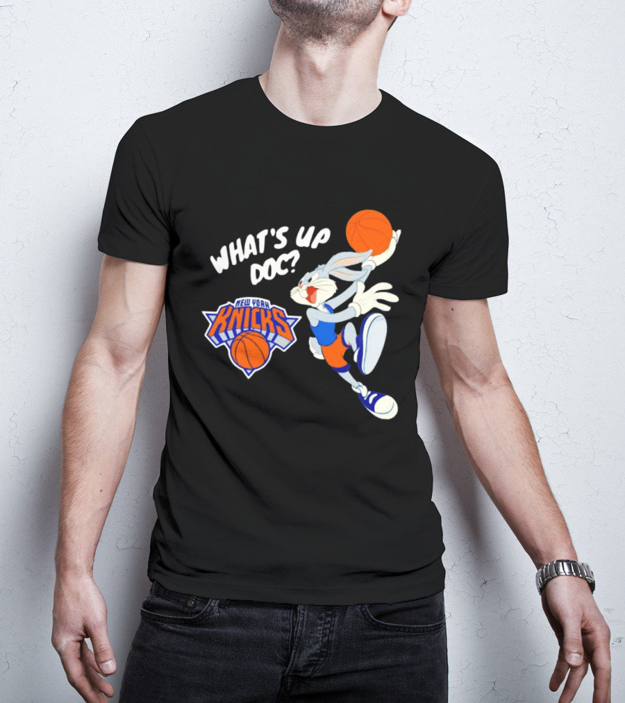 Bugs Bunny New York Knicks What's Up Doc Basketball T-Shirt