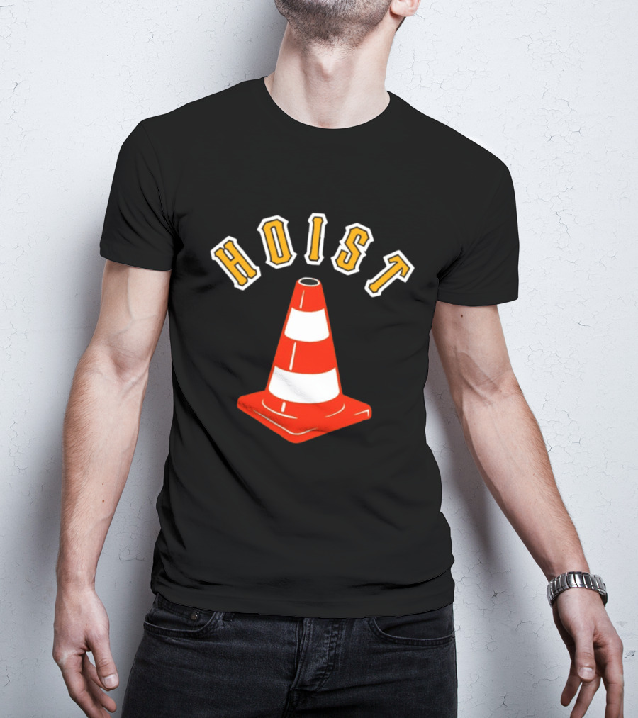 Pittsburgh Pirates Hoist Traffic Cone T-Shirt