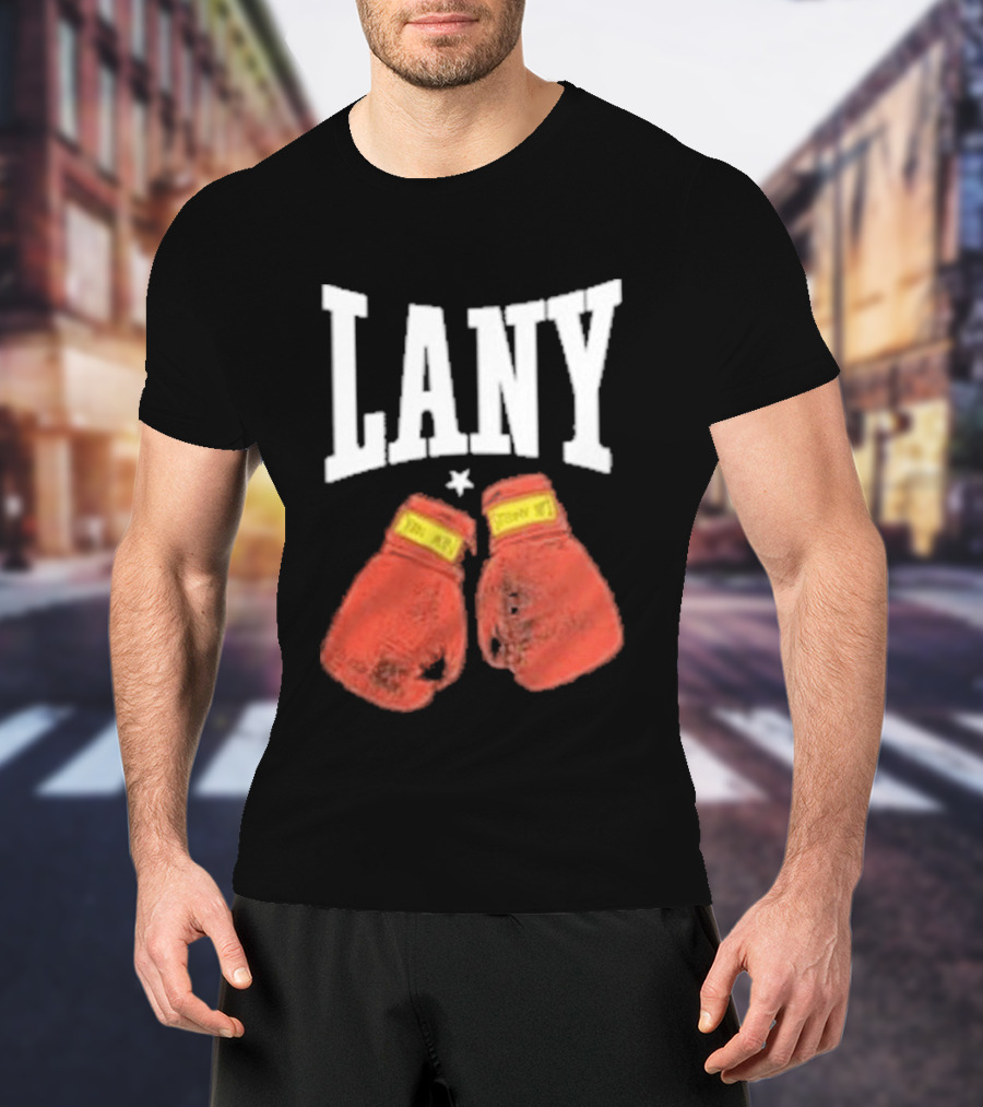 Lany Red Boxing Gloves Icon With Star T-Shirt