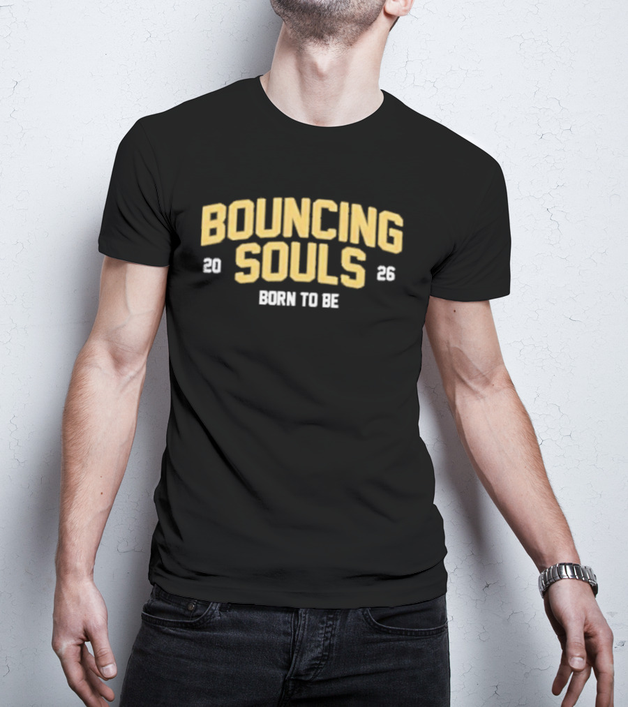 Bouncing Souls Born To Be 2026 Vintage Style 90s Punk Rock Band Retro Fan Merch T-Shirt