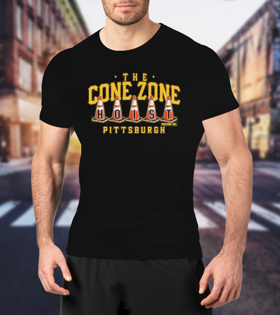 Pittsburgh The Cone Zone Hurdle T-Shirt