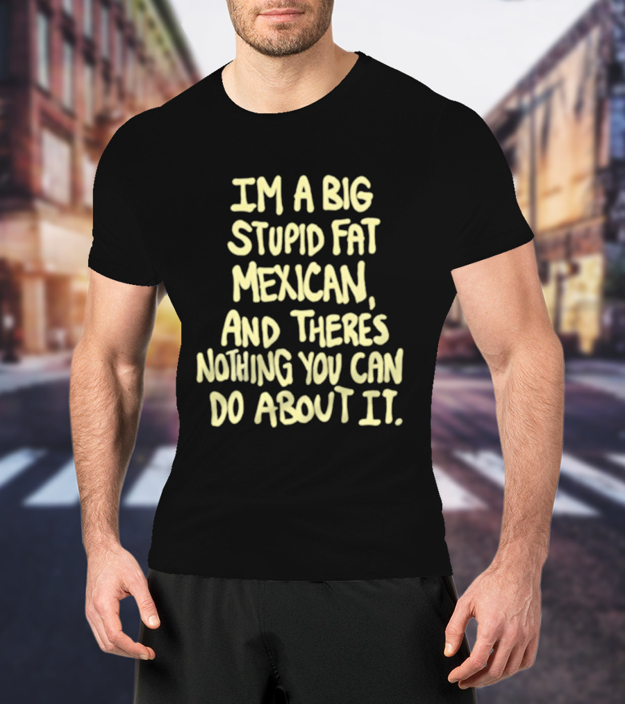 I'm A Big Stupid Fat Mexican And There's Nothing You Can Do About It T-Shirt