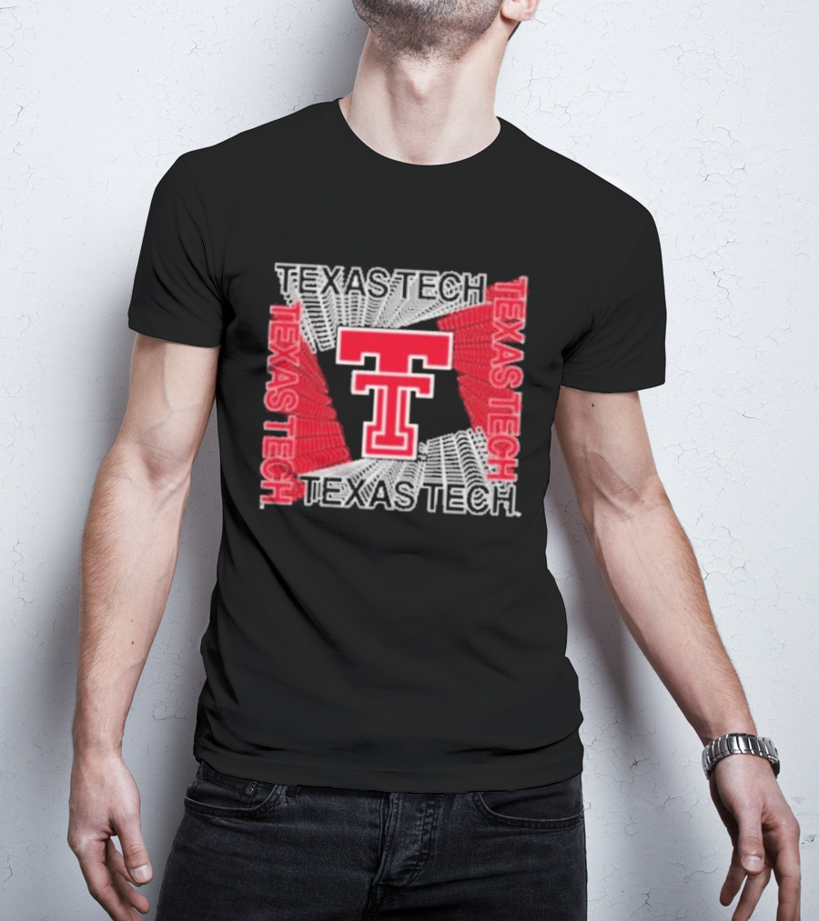 Texas Tech Red Raiders Double Cubism T-Shirt