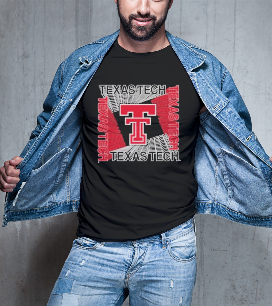 Texas Tech Red Raiders Double Cubism T-Shirt