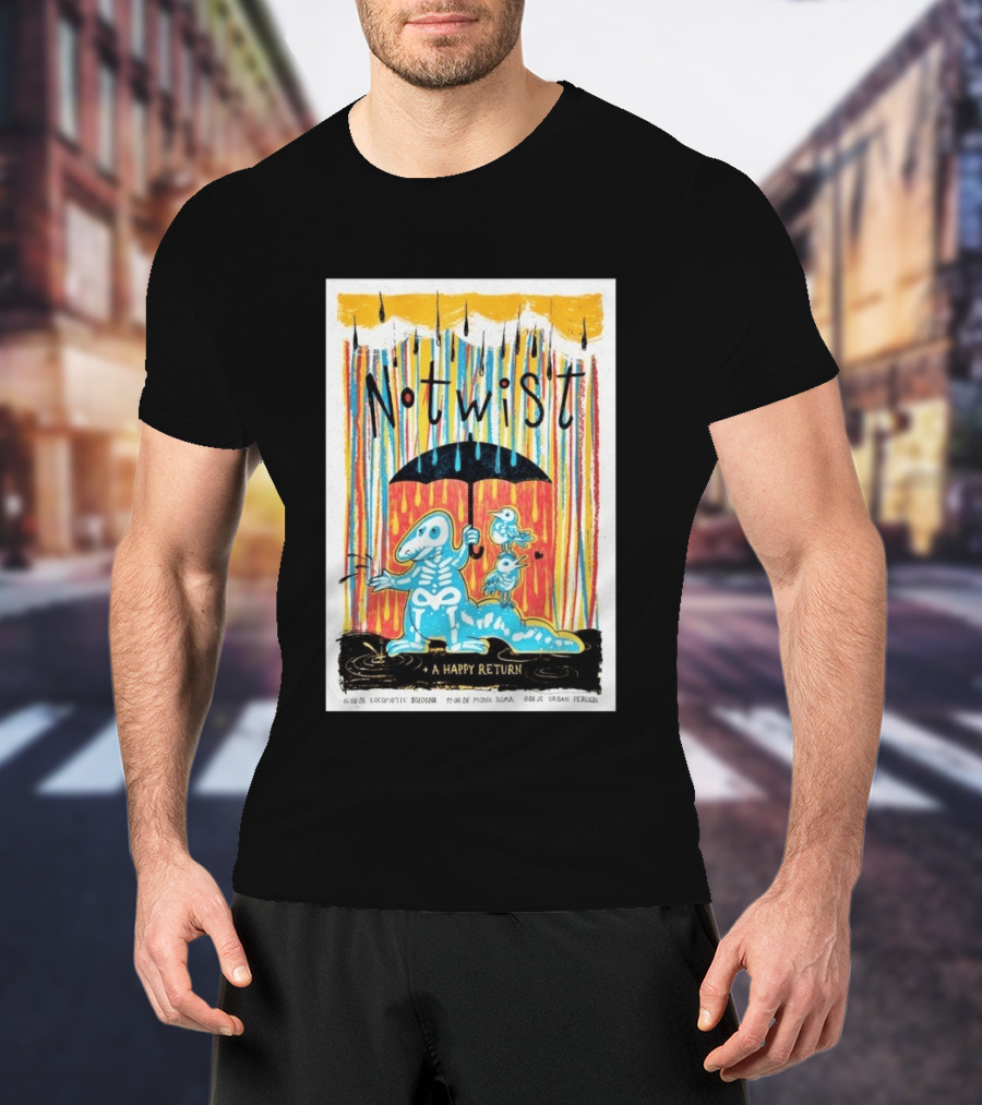 Notwist A Happy Return Tour Italy April 2026 Locomotiv Monk T-Shirt