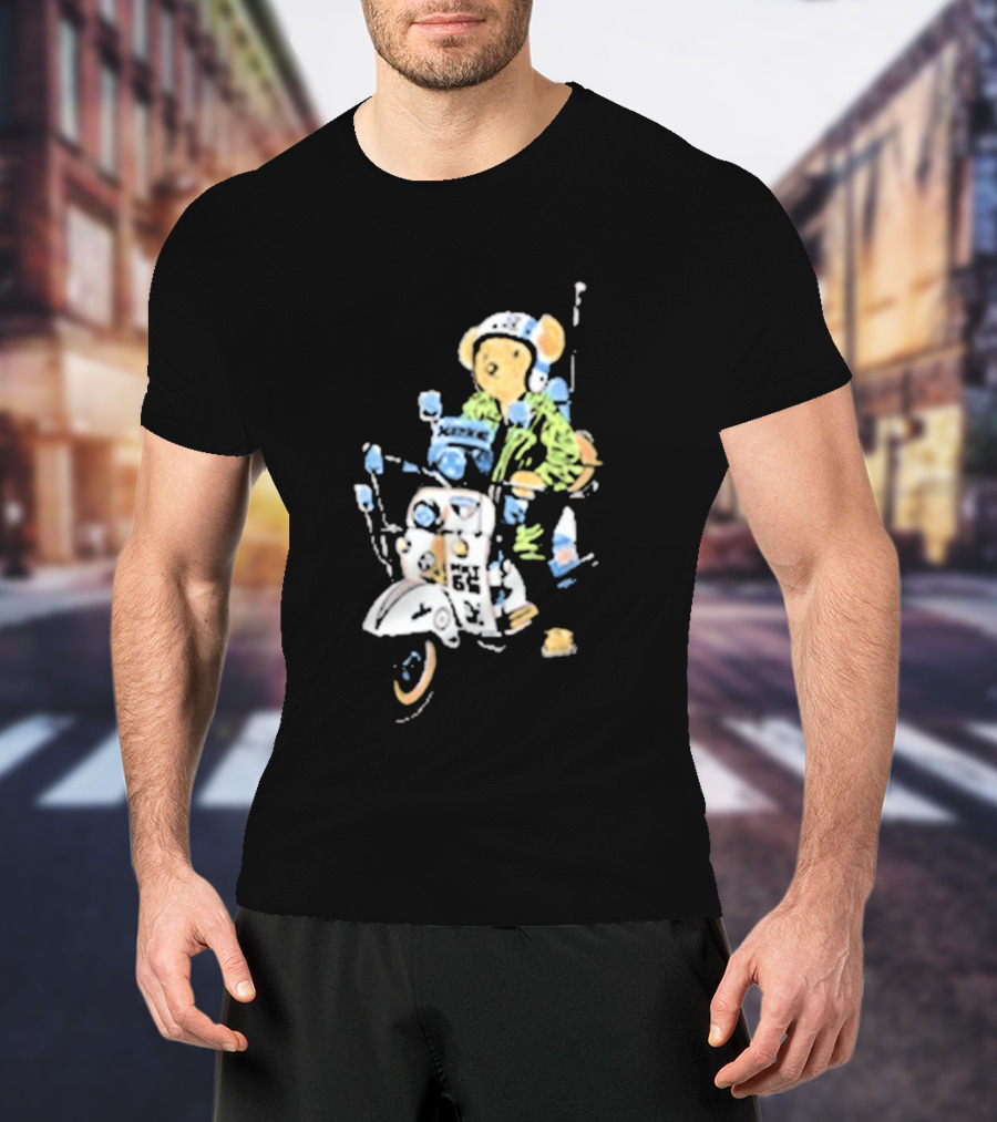 The Who X Market Studios Mod Bear Scooter T-Shirt