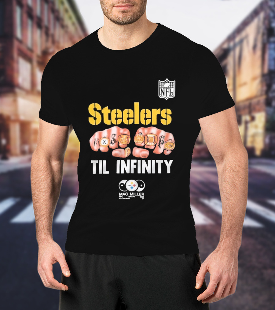 Steelers Til Infinity Mac Miller NFL T-Shirt