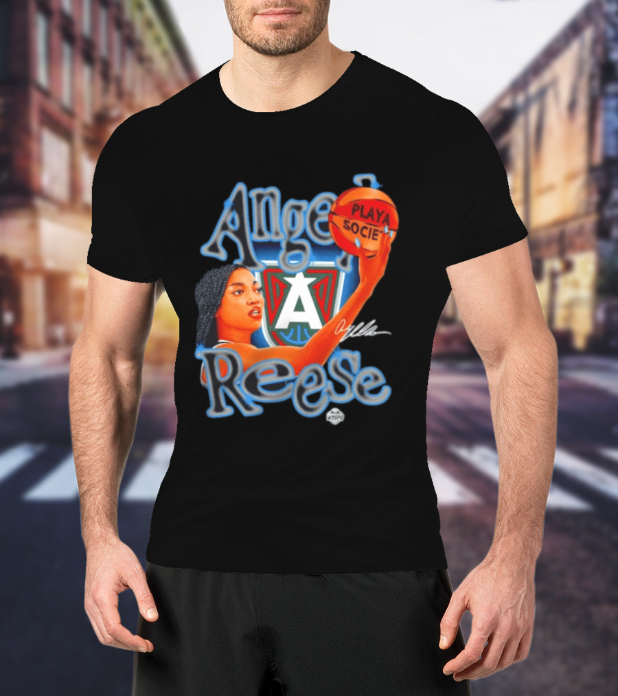 Angel Reese Atlanta Dream Playasocié WNBA T-Shirt