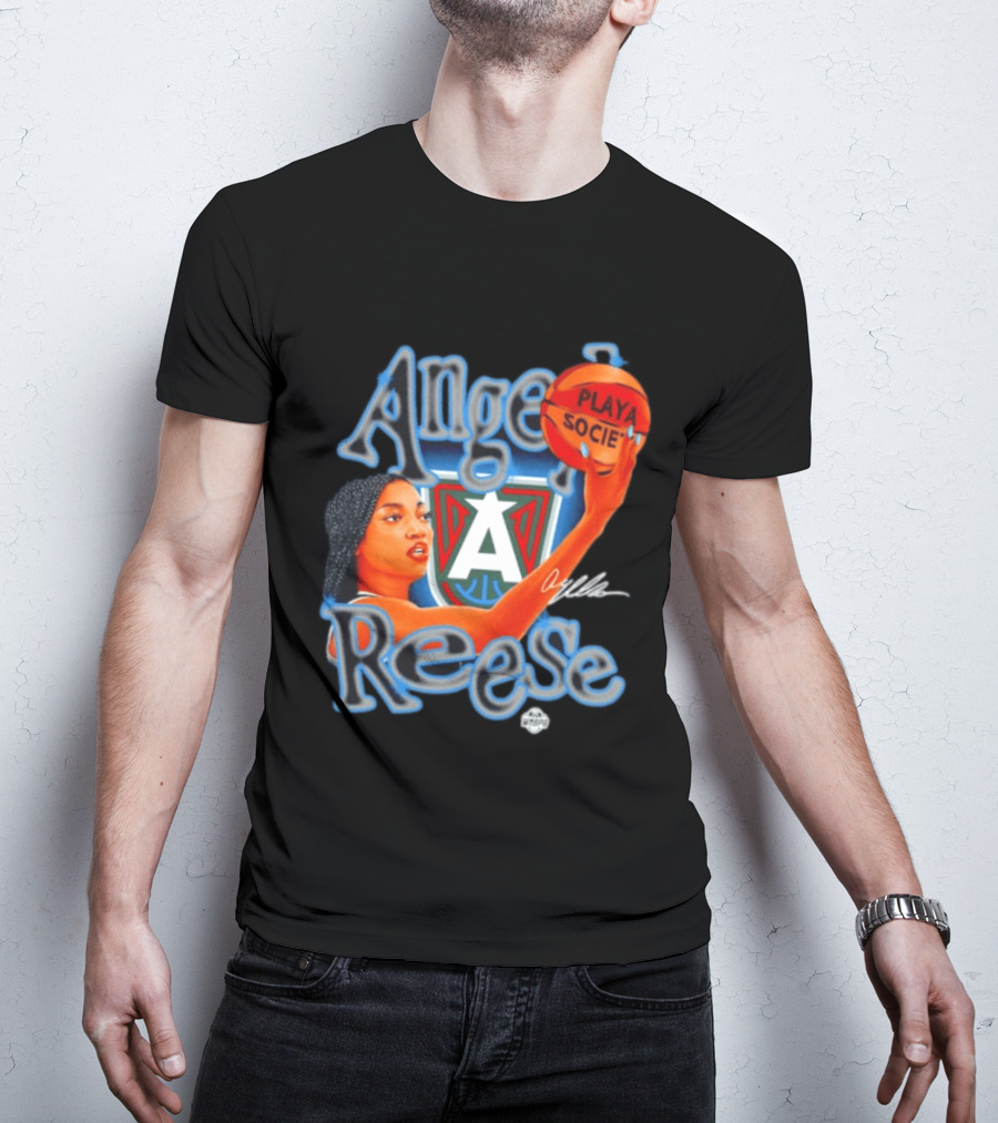 Angel Reese Atlanta Dream Playasocié WNBA T-Shirt