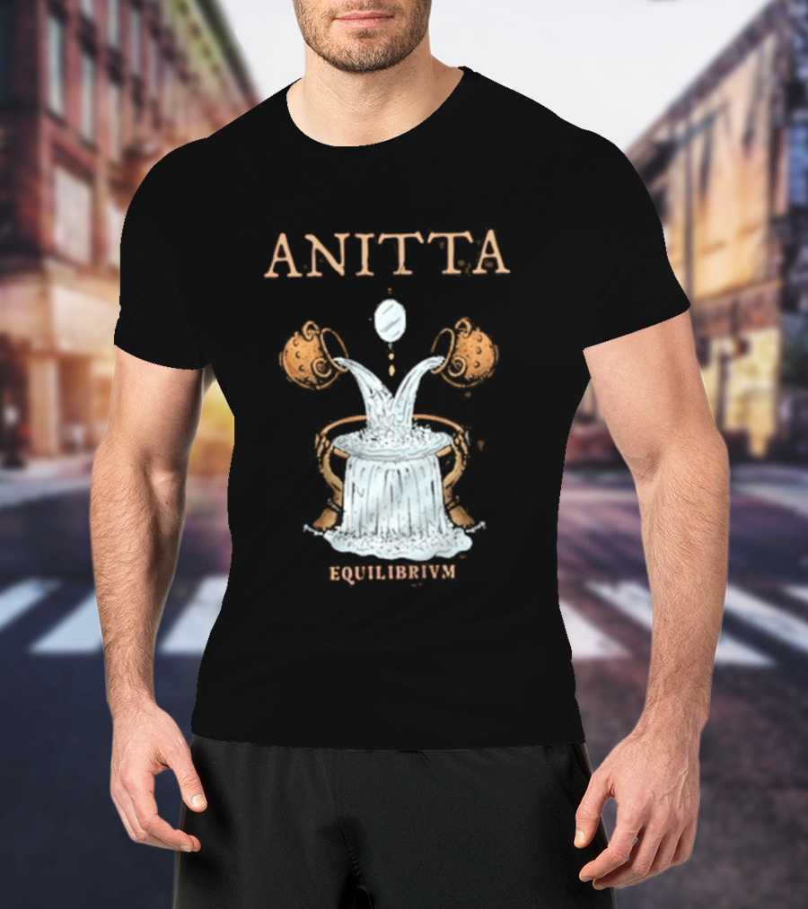 Anitta Equilibrivm Water Dual Amphora Pouring Balance T-Shirt