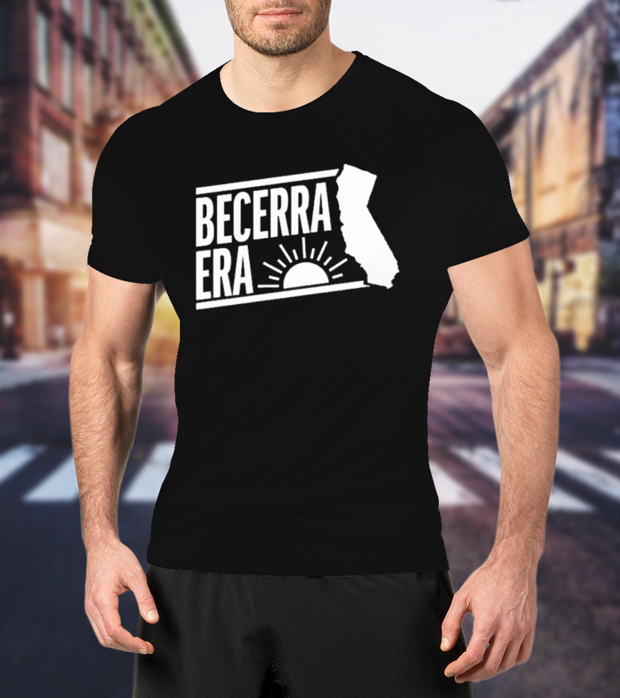 Becerra Era California Sun State Outline 2026 T-Shirt