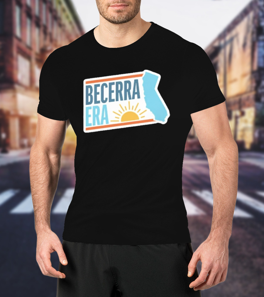 Becerra Era California Celebration Sunburst T-Shirt