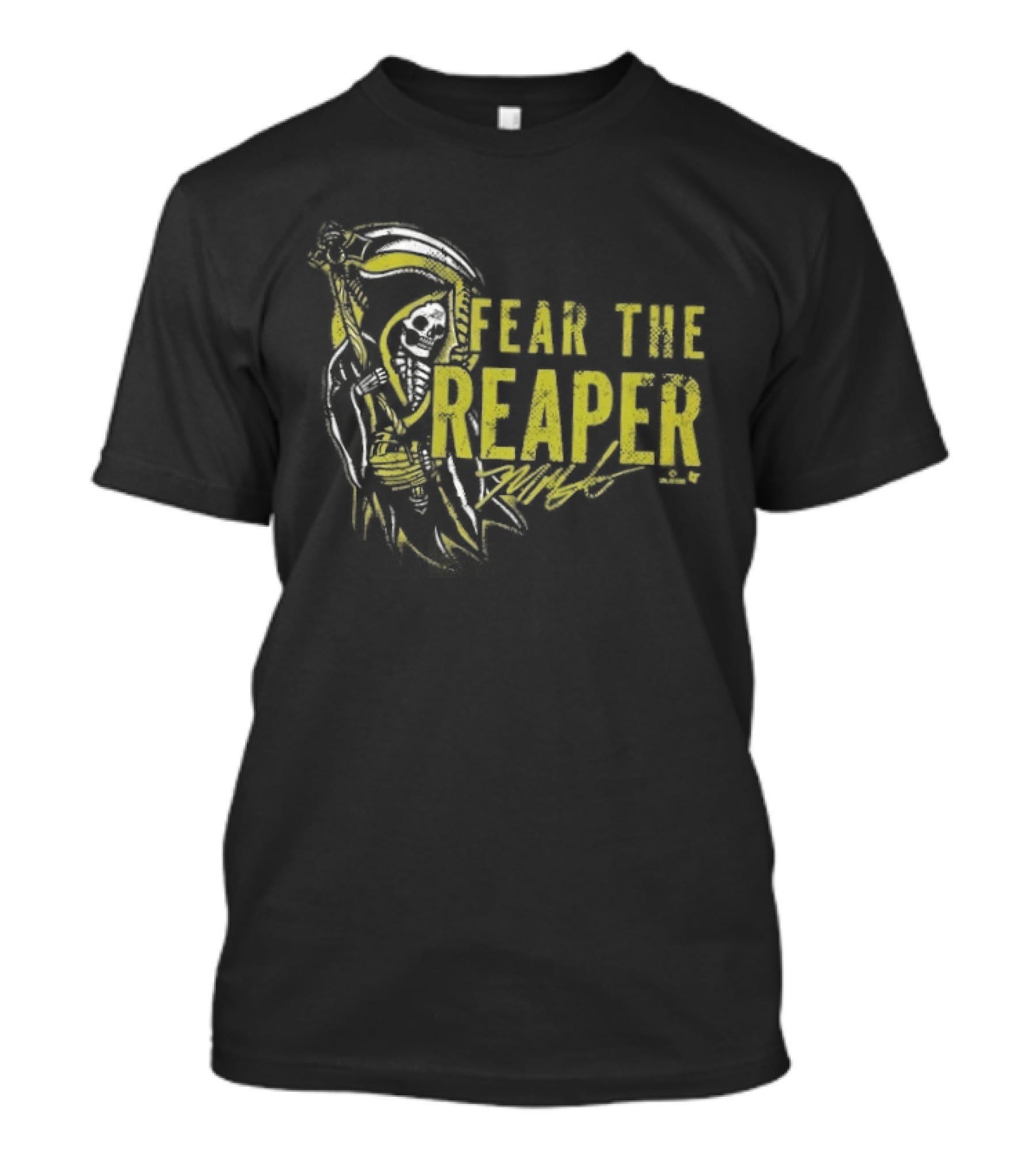Mason Miller Fear The Reaper Skull Scythe T-Shirt