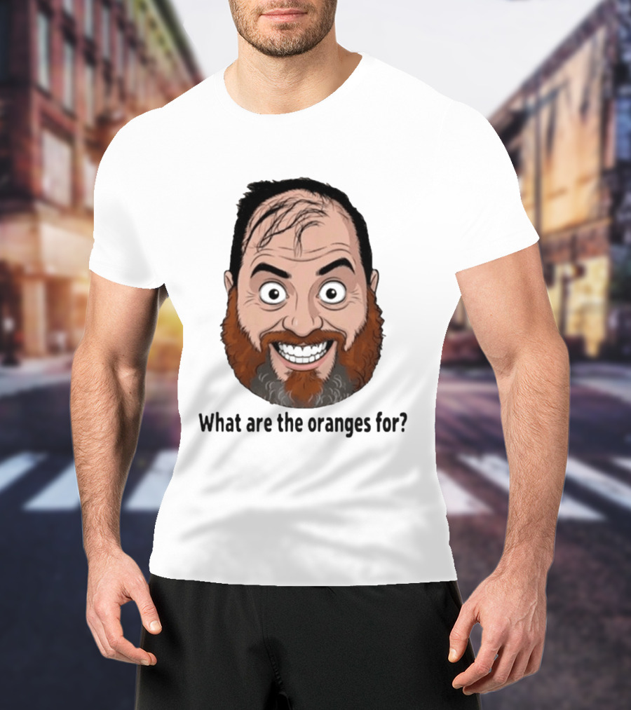 Camelcast What Are The Oranges For Meme Face T-Shirt