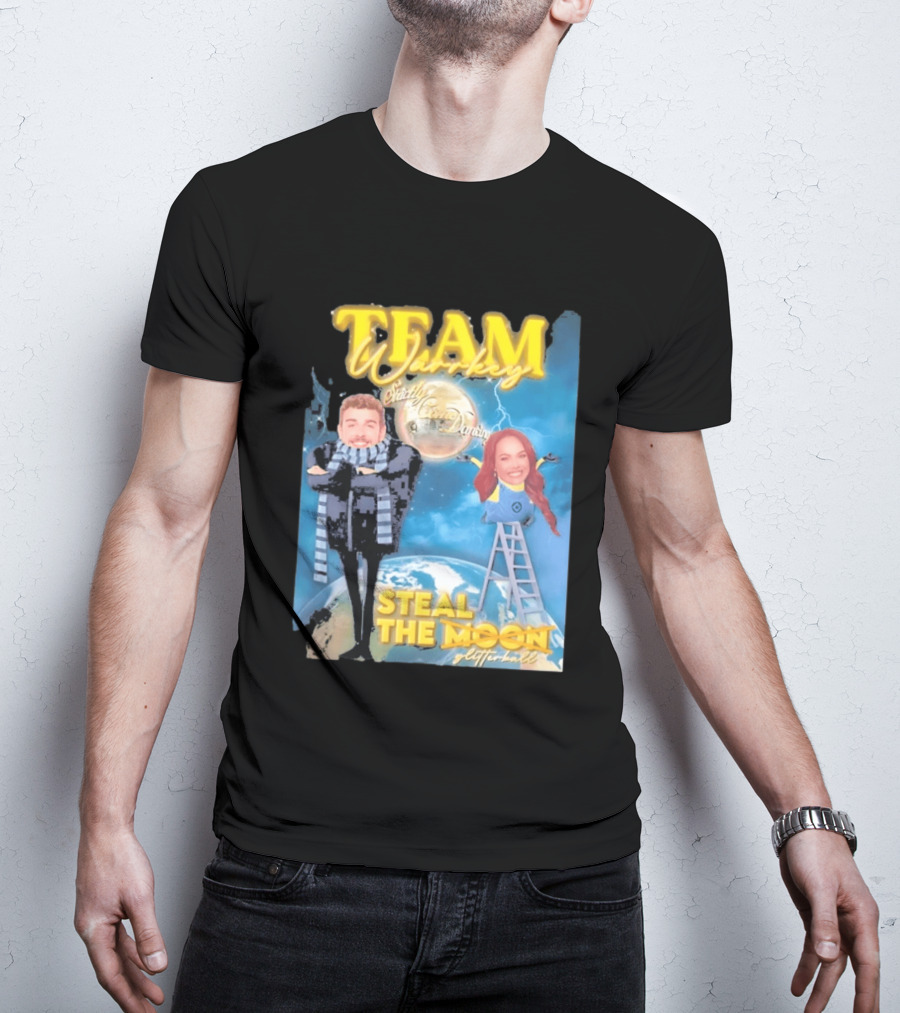 Team Warrkey Strictly Steal The Moon Dancing Planet Earth T-Shirt