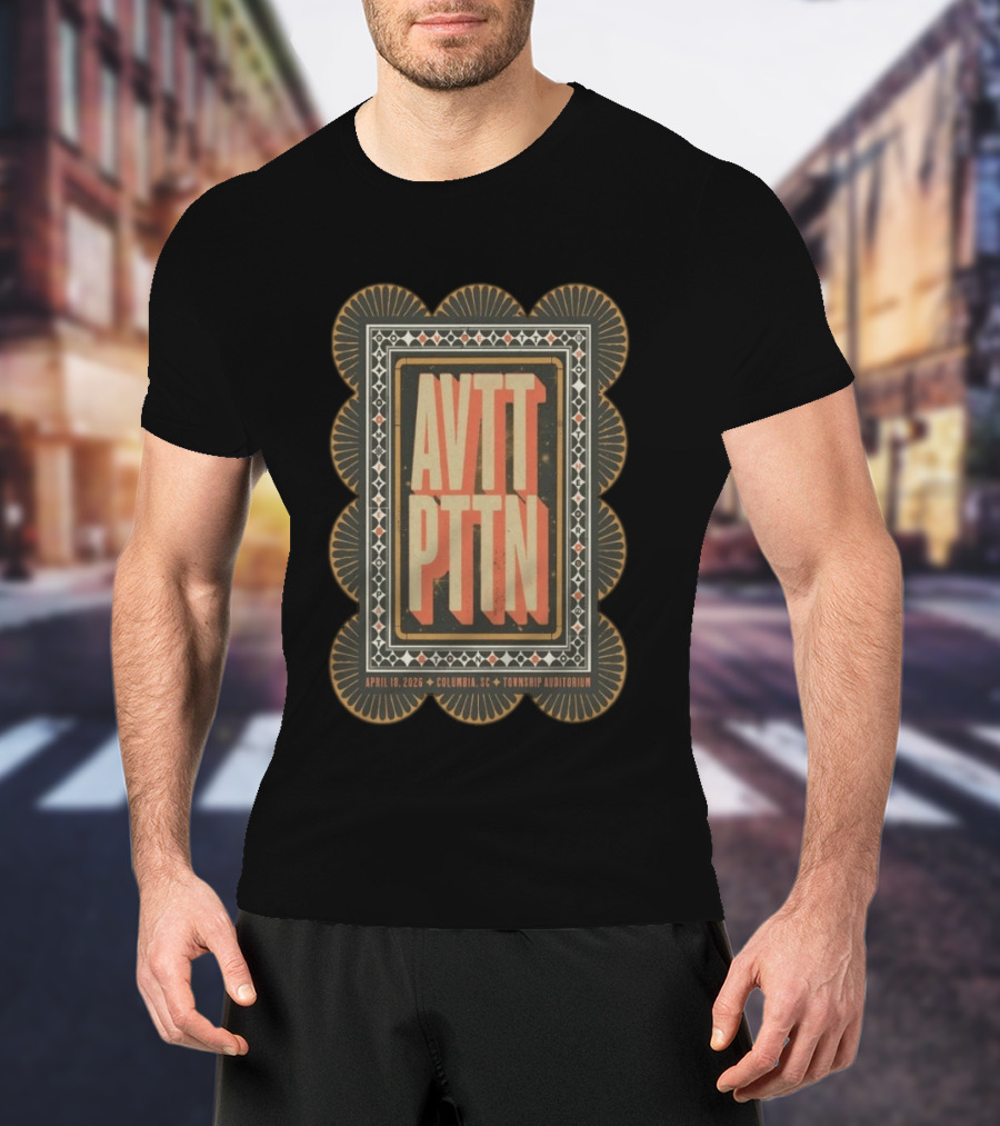 The Avett Brothers AVTT PTTN Concert April 18 2026 Columbia SC Township Auditorium T-Shirt