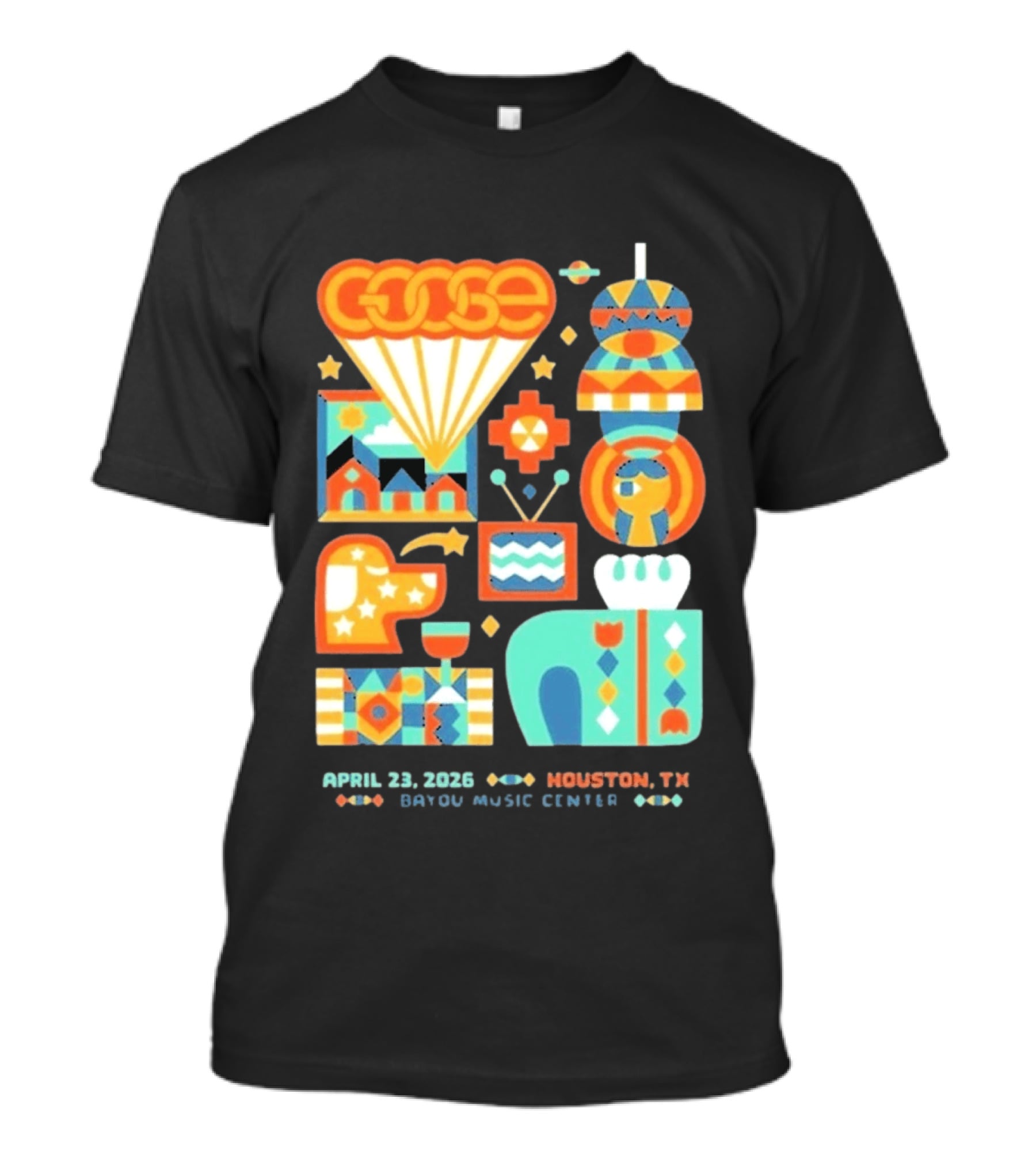 Goose April 23 2026 Houston TX 713 Music Hall Event T-Shirt