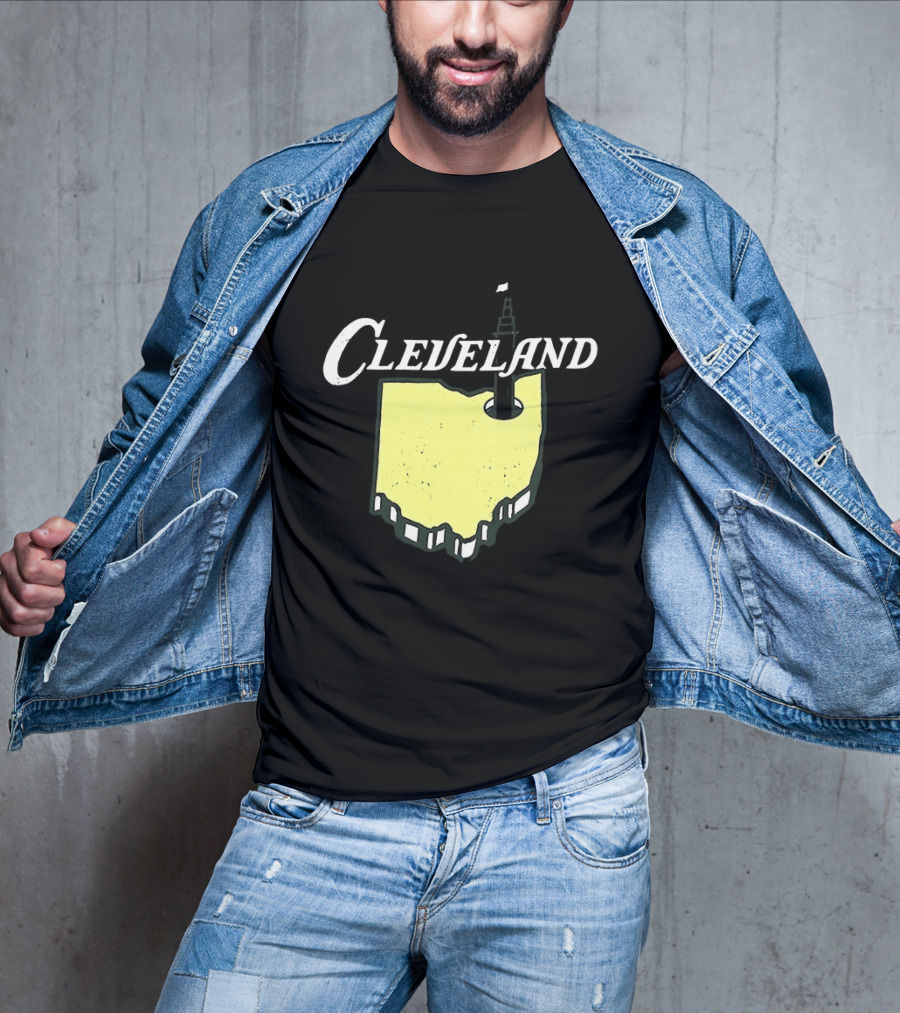 Cleveland Golf 2026 Ohio Map Tower T-Shirt