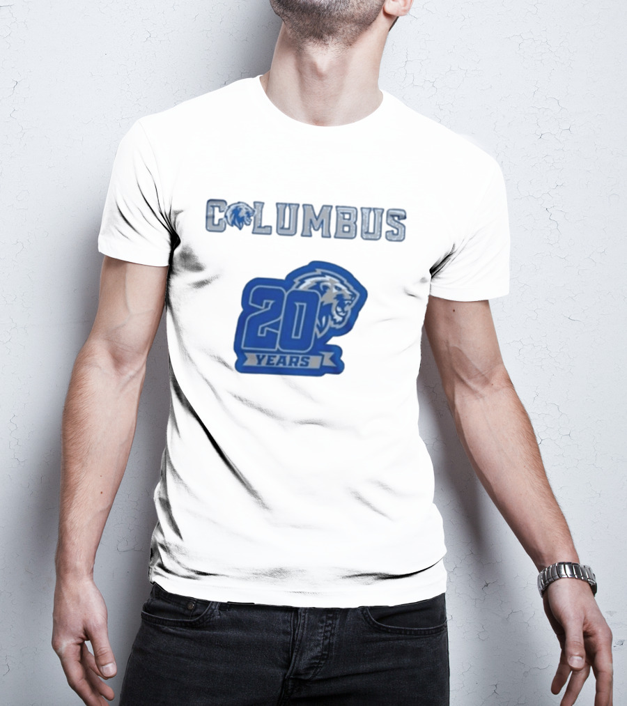 Columbus Lions 20 Years Celebration T-Shirt