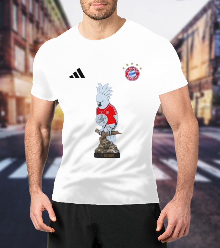 Fc Bayern München Deutscher Meister 2026 Cockatoo Champion Bundesliga T-Shirt
