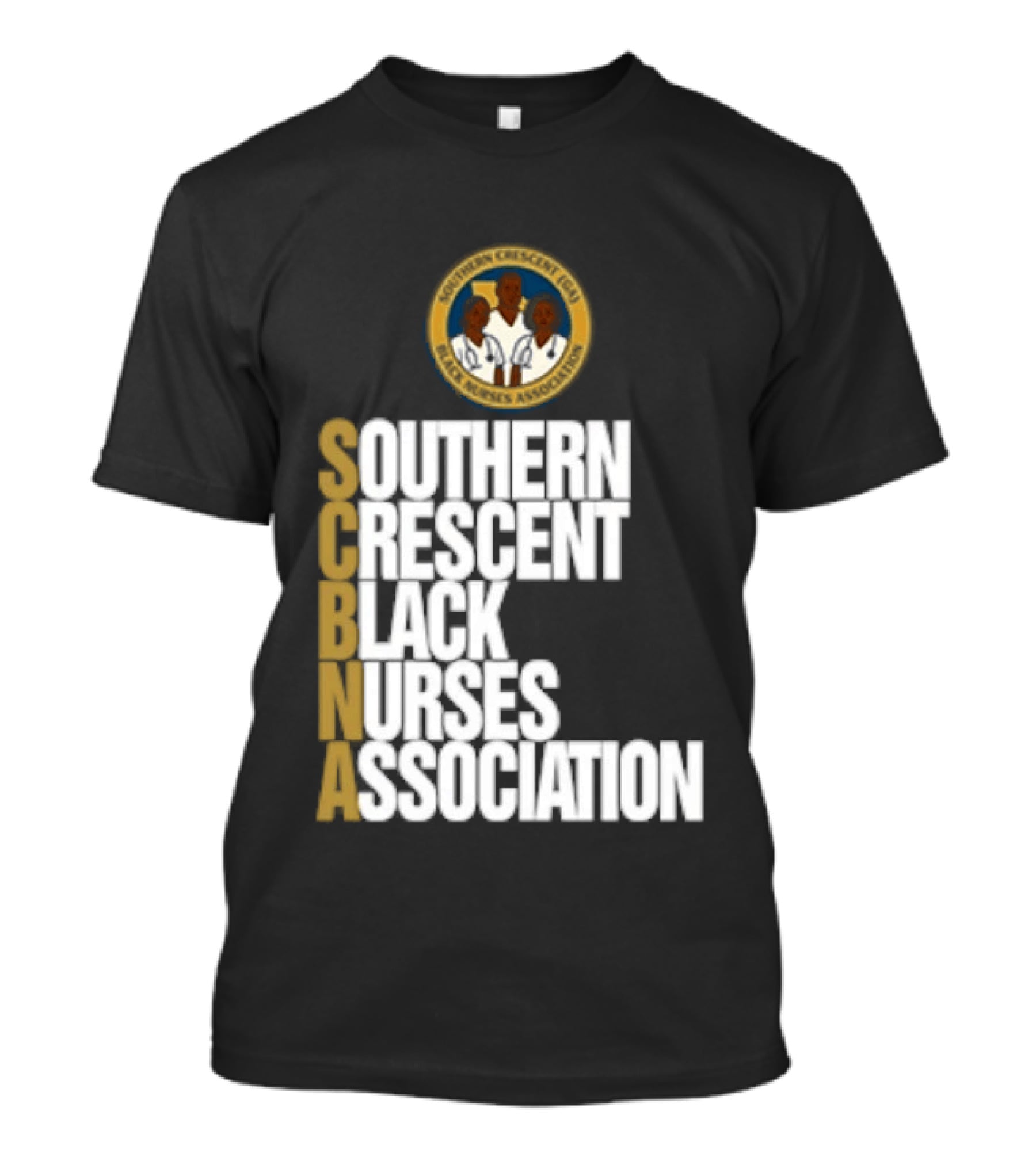 Southern Crescent Black Nurses Association Diversity Unity Healthcare Community T-Shirt