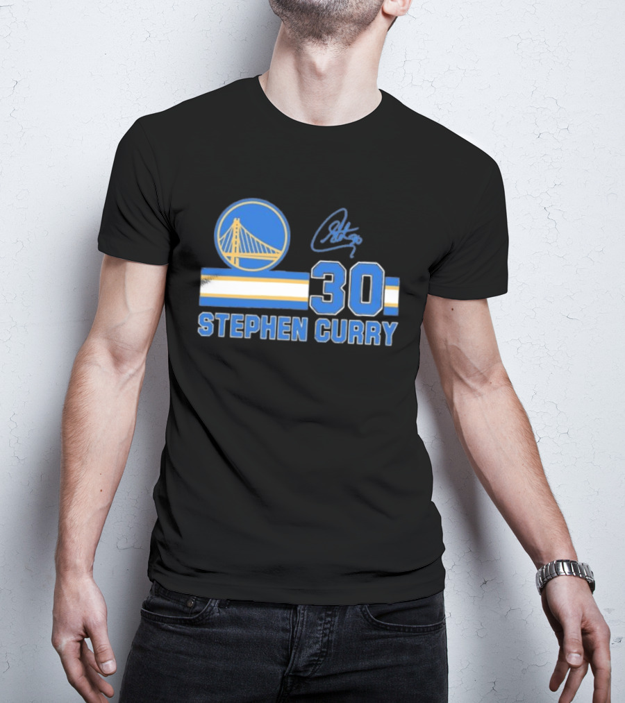 Stephen Curry Golden State Warriors 30 Signature T-Shirt