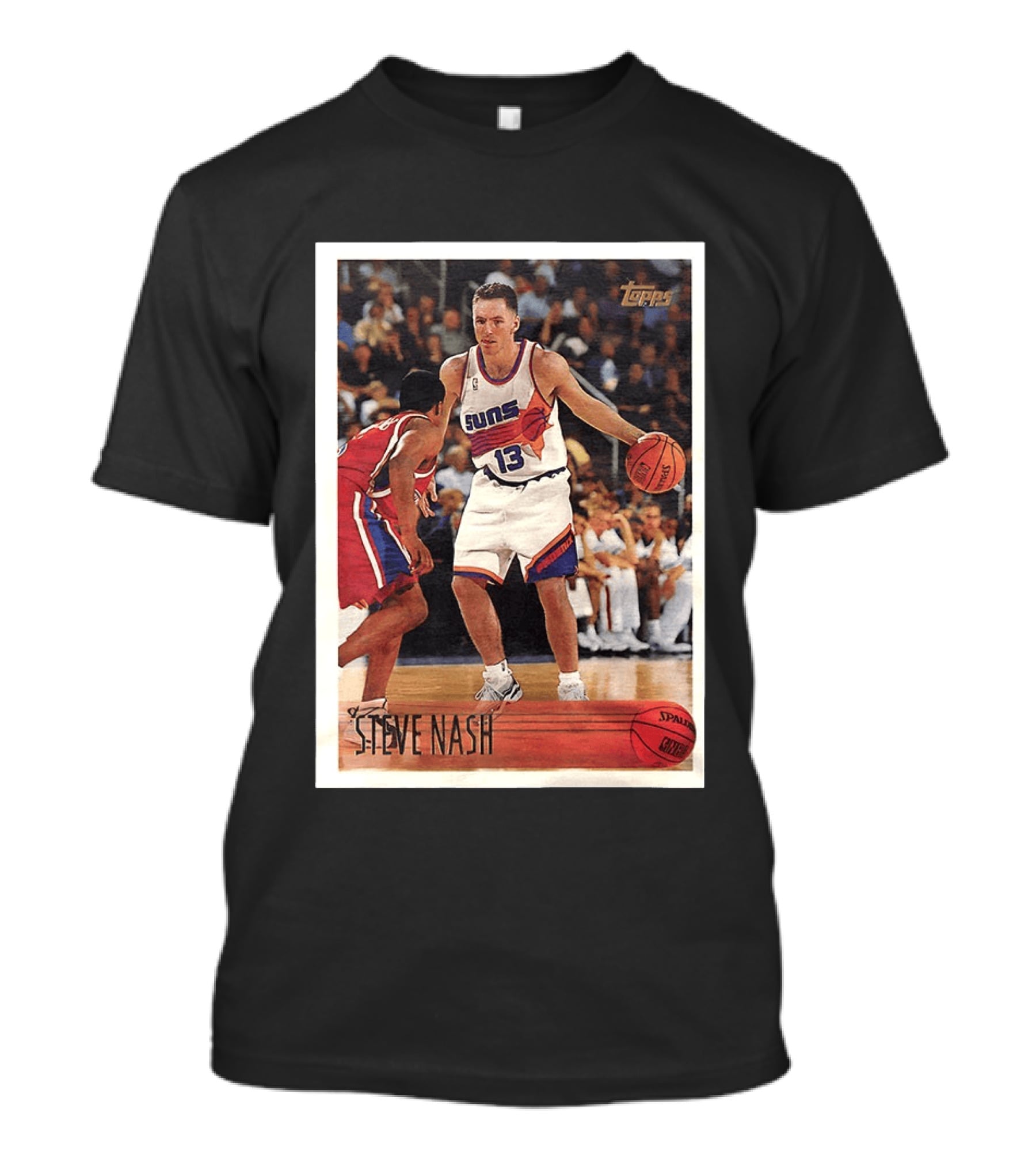 Steve Nash Phoenix Suns Topps NBA Card 13 T-Shirt