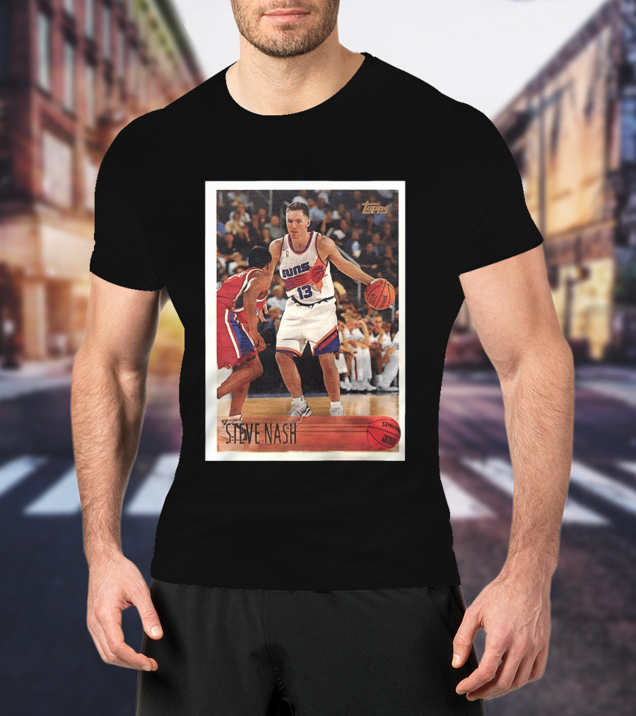 Steve Nash Phoenix Suns Topps NBA Card 13 T-Shirt