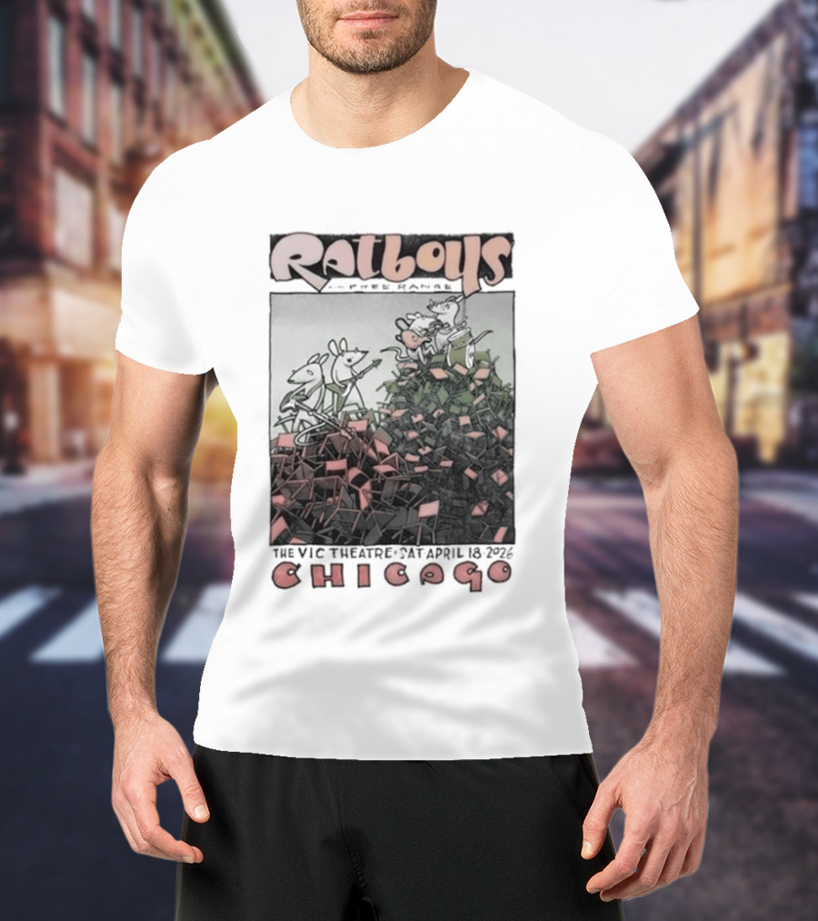 Ratboys Live At The Vic Theatre April 18 2026 Chicago IL T-Shirt
