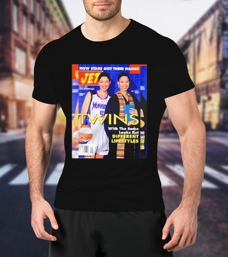 Jet Magazine Pamela McGee And Paula McGee Twins Different Lifestyles July 27 1987 T-Shirt