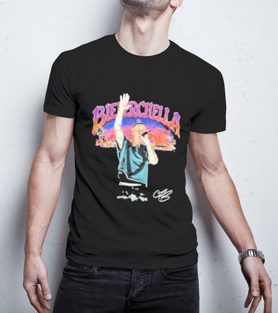 Bieberchella 2026 Justin Bieber Performance Artistry And Festival Vibes T-Shirt