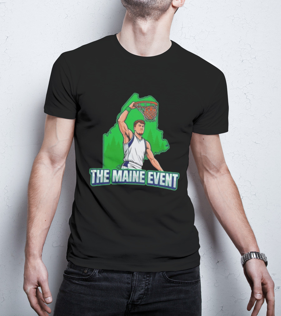 The Maine Event Basketball Dunking Athlete T-Shirt