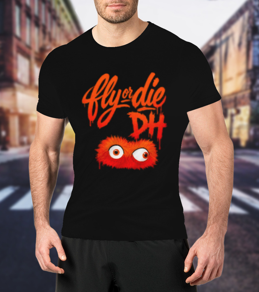 Fly Die DH Gritty Eyes Philadelphia Flyers T-Shirt