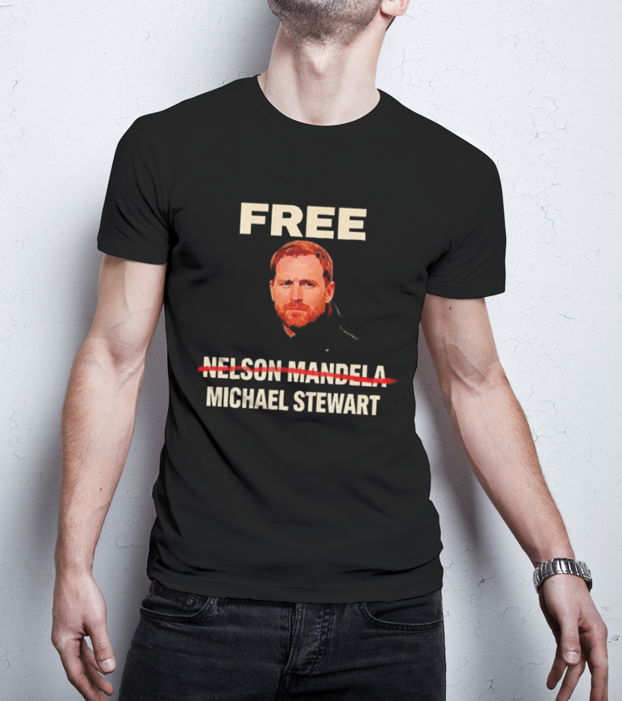 Free Michael Stewart Manchester United T-Shirt